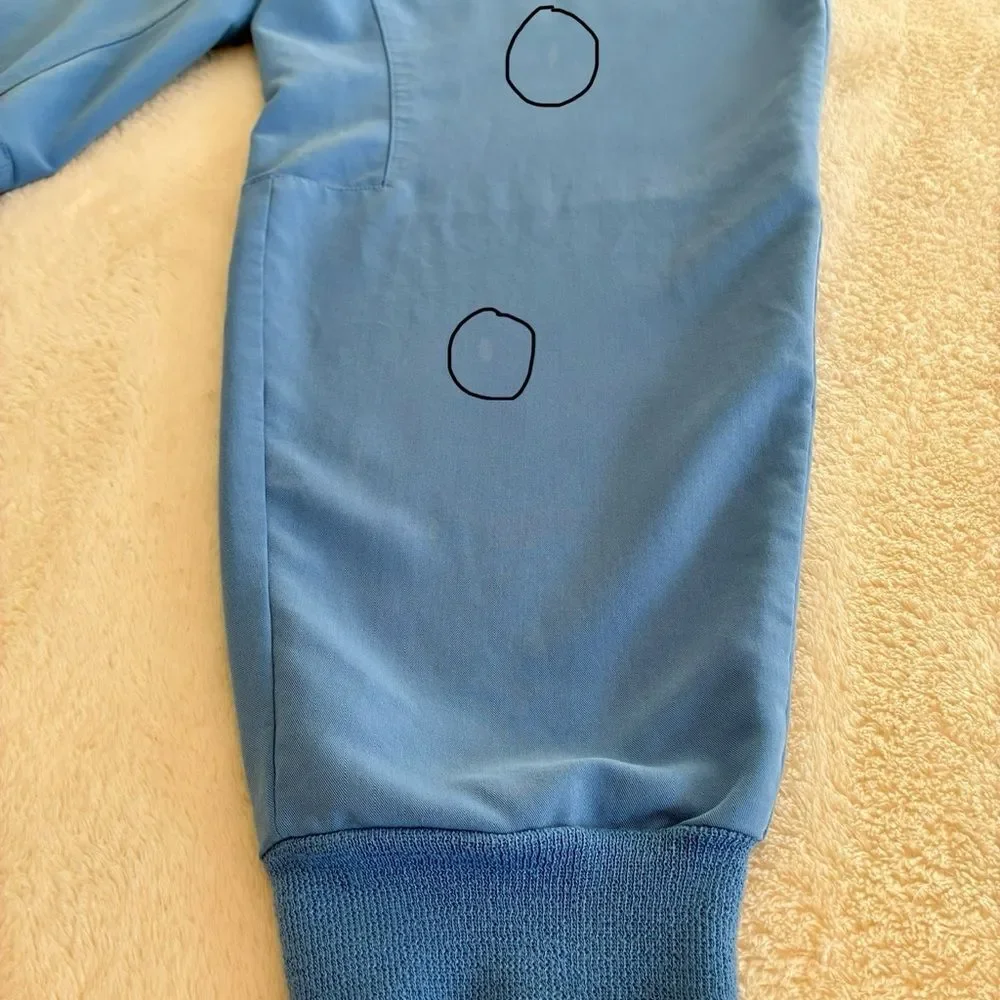 FIGS Tansen Jogger Scrub Pants Men’s Size XXL Blue Medical Workwear Nurse Scrubs